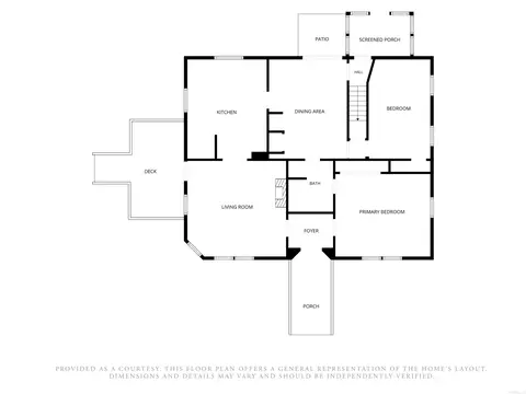 Floorplan - 222 S 6th St, Thayer, MO 65791 photo 2 of 3