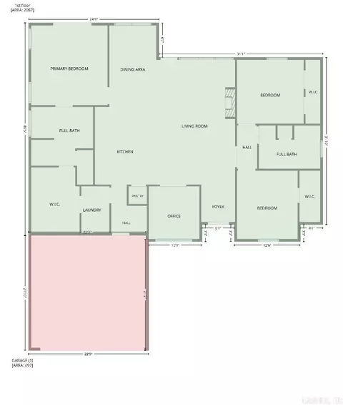 Floorplan - 4181 Hampton Dr, Benton, AR 72019 photo 1 of 1