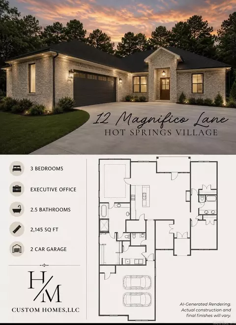 12 Magnifico Ln, Hot Springs Village, AR 71909