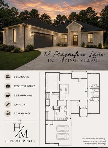 12 Magnifico Ln, Hot Springs Village, AR 71909