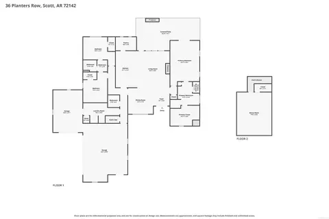 Floorplan - 36 Planters Row, Scott, AR 72142 photo 1 of 1