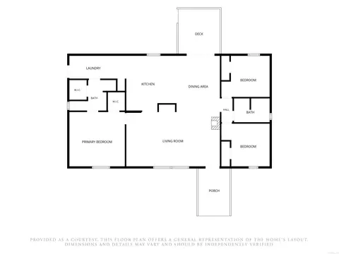Floorplan - 155 N 12th St, Mammoth Spring, AR 72554 photo 1 of 1
