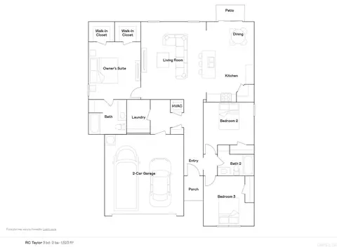 Floorplan - 6096 Croft Ave, Benton, AR 72019 photo 1 of 1