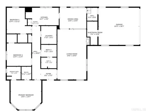 Floorplan - 9616 Alexander Rd, Mabelvale, AR 72103 photo 1 of 1