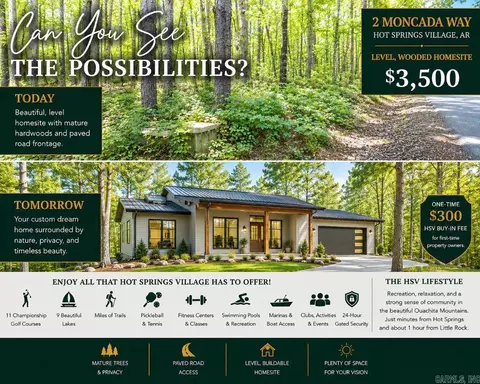 2 Moncada Way, Hot Springs Village, AR 71909