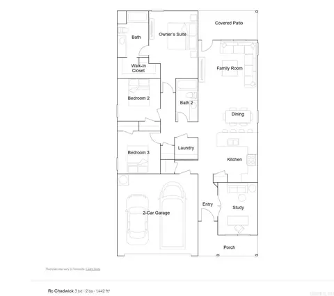 Floorplan - 8033 Chesapeake Trl, Bauxite, AR 72011 photo 1 of 1