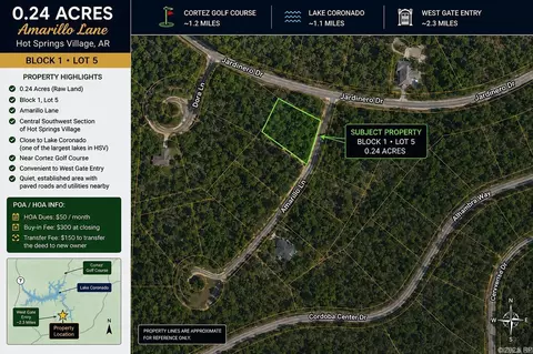 tbd Amarillo Ln, Hot Springs Village, AR 71909