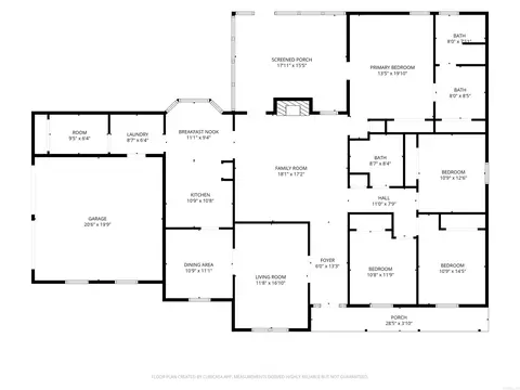 Floorplan - 2115 Duane Dr, Beebe, AR 72012 photo 1 of 1