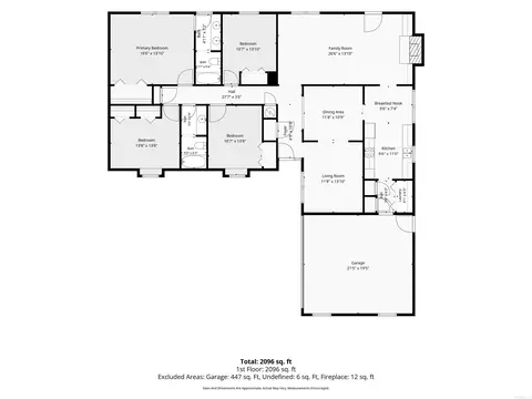 Floorplan - 25 White Oak Dr, Conway, AR 72034 photo 1 of 2