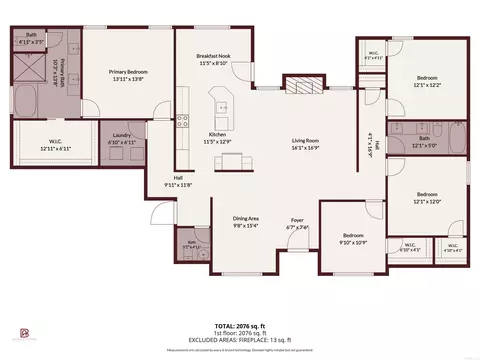 Floorplan - 81 Lakeland Dr, Cabot, AR 72023 photo 1 of 1