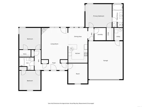 Floorplan - 1685 Nuthatch Cir, Conway, AR 72034 photo 1 of 1