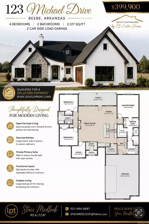 123 Michael Dr, Beebe, AR 72012 photo 3