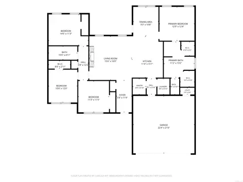 Floorplan - 65 Lewis Loop, Greenbrier, AR 72058 photo 1 of 1