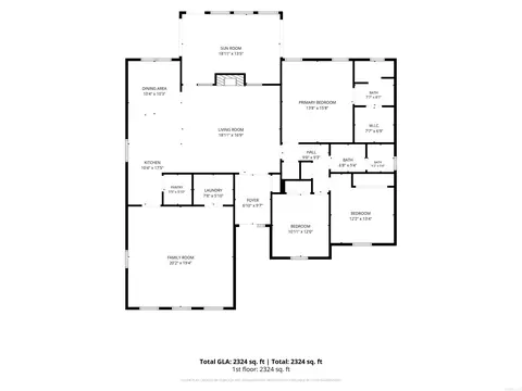 Floorplan - 27 Sunset Loop, Lonoke, AR 72086 photo 1 of 1