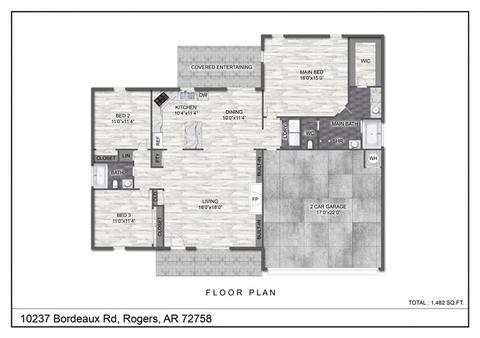 10237 Bordeaux Rd, Rogers, AR 72758