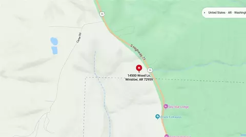 14500 Wood Ln, Winslow, AR 72959