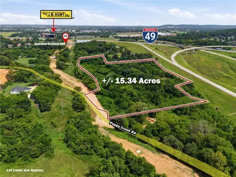 lot2 Puppy Creek Rd #15.34 AC, Lowell, AR 72745