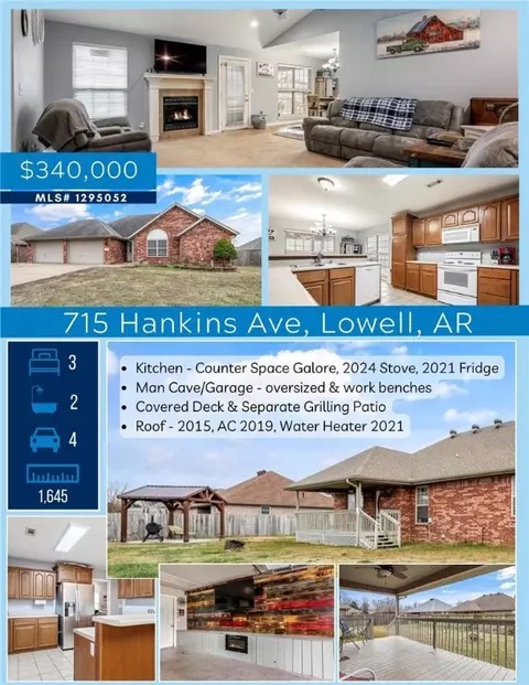 715 Hankins Ave, Lowell, AR 72745