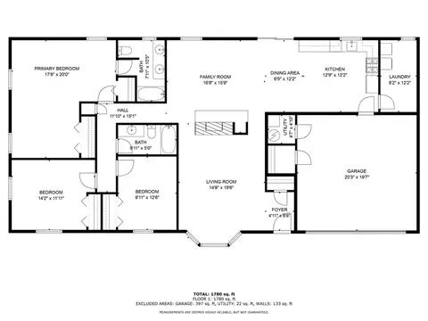 Floorplan - 891 Callihan Loop, Tontitown, AR 72762 photo 1 of 1