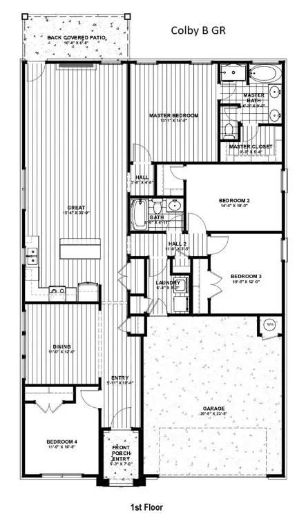 Floorplan - 3904 Tranquility St, Springdale, AR 72764 photo 1 of 1