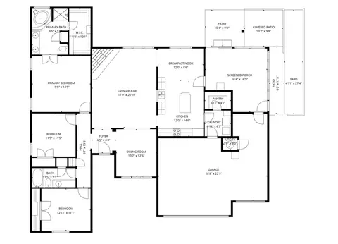Floorplan - 738 Buckhead Ave, Springdale, AR 72764 photo 1 of 1