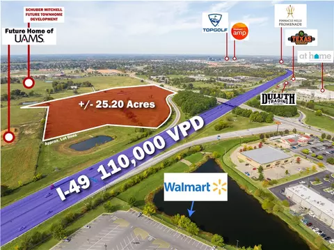 25 W 20 Ac W Pleasant Grove Rd #LOT 1, Rogers, AR 72758