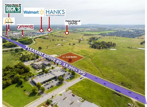 1 W 5 Ac W Pleasant Grove Rd #LOT 5, Rogers, AR 72756
