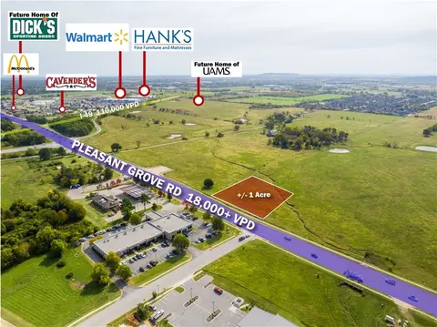 1 W Ac W Pleasant Grove Rd #LOT 6, Rogers, AR 72756