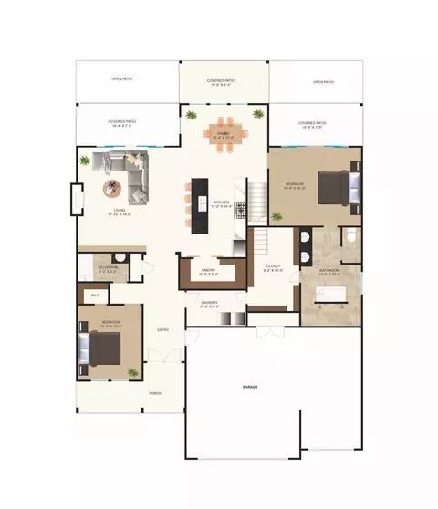 Floorplan - 949 Red Cedar Pl, Rogers, AR 72756 photo 1 of 2