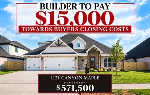1121 N Canyon Maple St, Centerton, AR 72719