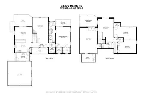 Floorplan - 22490 Derik Rd, Springdale, AR 72764 photo 1 of 1
