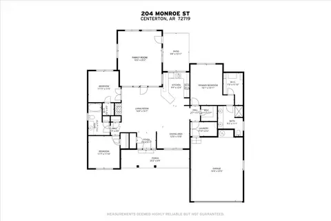 Floorplan - 204 Monroe St, Centerton, AR 72719 photo 1 of 1