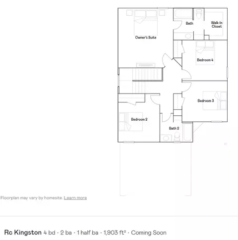Floorplan - 1013 Colossal Ave, Lowell, AR 72745 photo 2 of 2