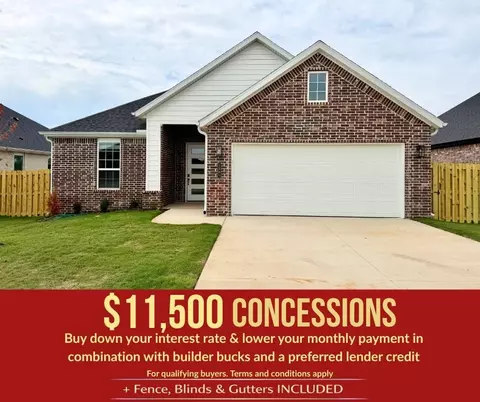 1805 Goldthorp St, Pea Ridge, AR 72751