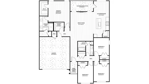 Floorplan - 3732 Repose St, Springdale, AR 72764 photo 1 of 1