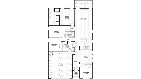 Floorplan - 3722 Respite St, Springdale, AR 72764 photo 1 of 1