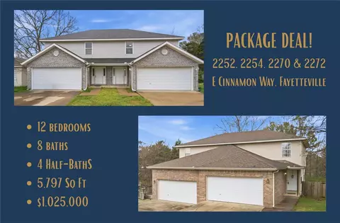 2252 E 2254 2270 2272 E Cinnamon Way, Fayetteville, AR 72703