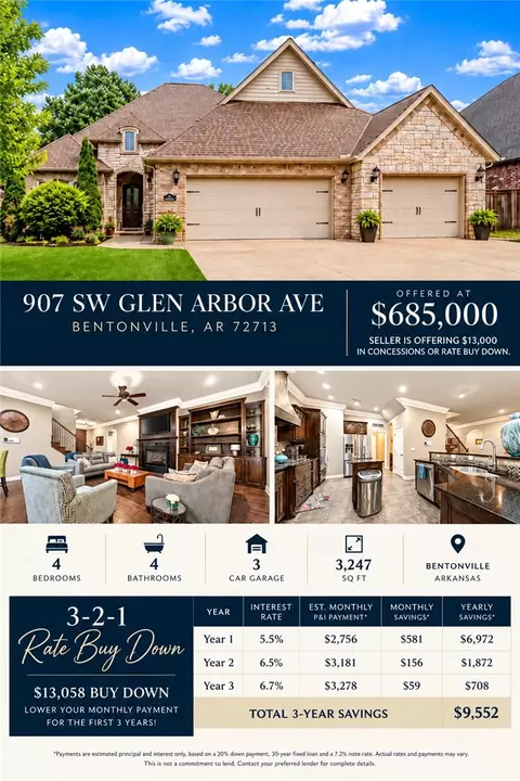 907 Glen Arbor Ave, Bentonville, AR 72713