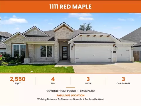 1111 Red Maple St, Centerton, AR 72719