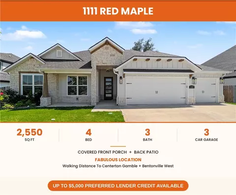 1111 Red Maple St, Centerton, AR 72719