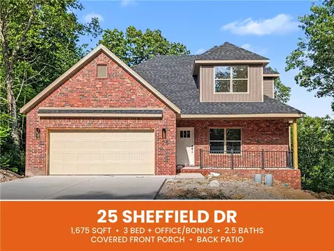 25 Sheffield Dr, Bella Vista, AR 72714