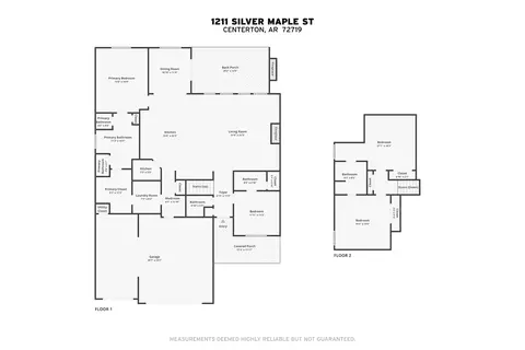 Floorplan - 1211 Silver Maple St, Centerton, AR 72719 photo 2 of 2