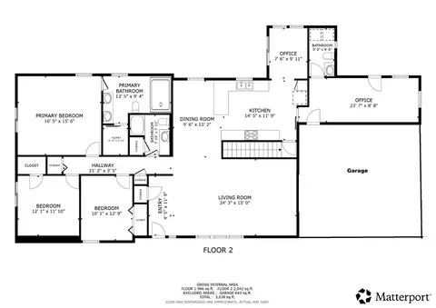Floorplan - 104 W Watts St, Harrison, AR 72601 photo 1 of 2