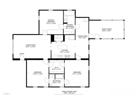 Floorplan - 504 Mclean Ave, Cotter, AR 72626 photo 1 of 2