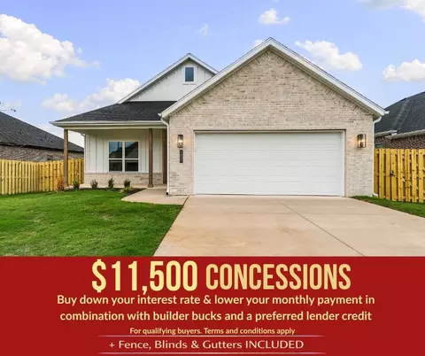 1803 Goldthorp St, Pea Ridge, AR 72751