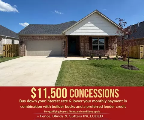 1806 Goldthorp St, Pea Ridge, AR 72751