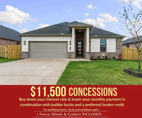 1804 Goldthorp St, Pea Ridge, AR 72751