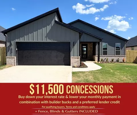 1802 Goldthorp St, Pea Ridge, AR 72751