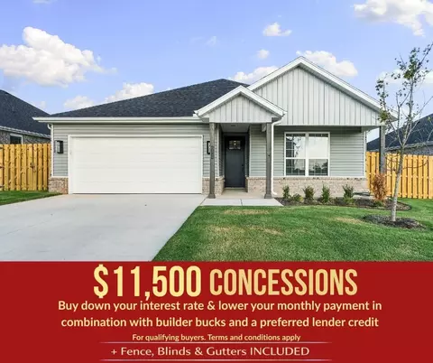 1708 Hagerty St, Pea Ridge, AR 72751