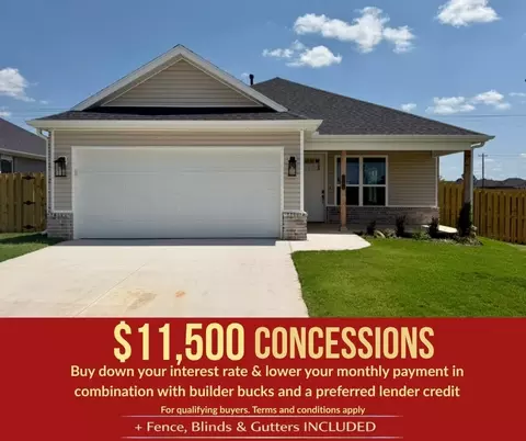 1706 Hagerty St, Pea Ridge, AR 72751